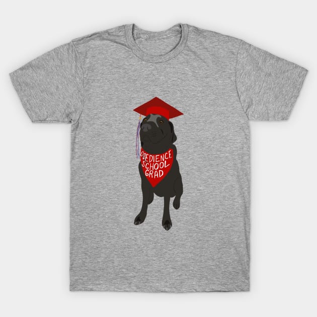 Obedience School Grad T-Shirt by Alissa Carin